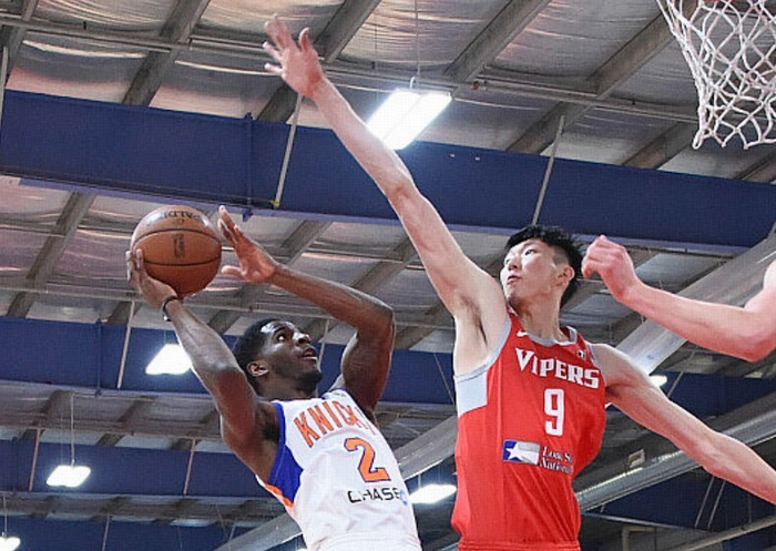 杨瀚森首战G联赛季后赛 双线挑战NBA新秀之路